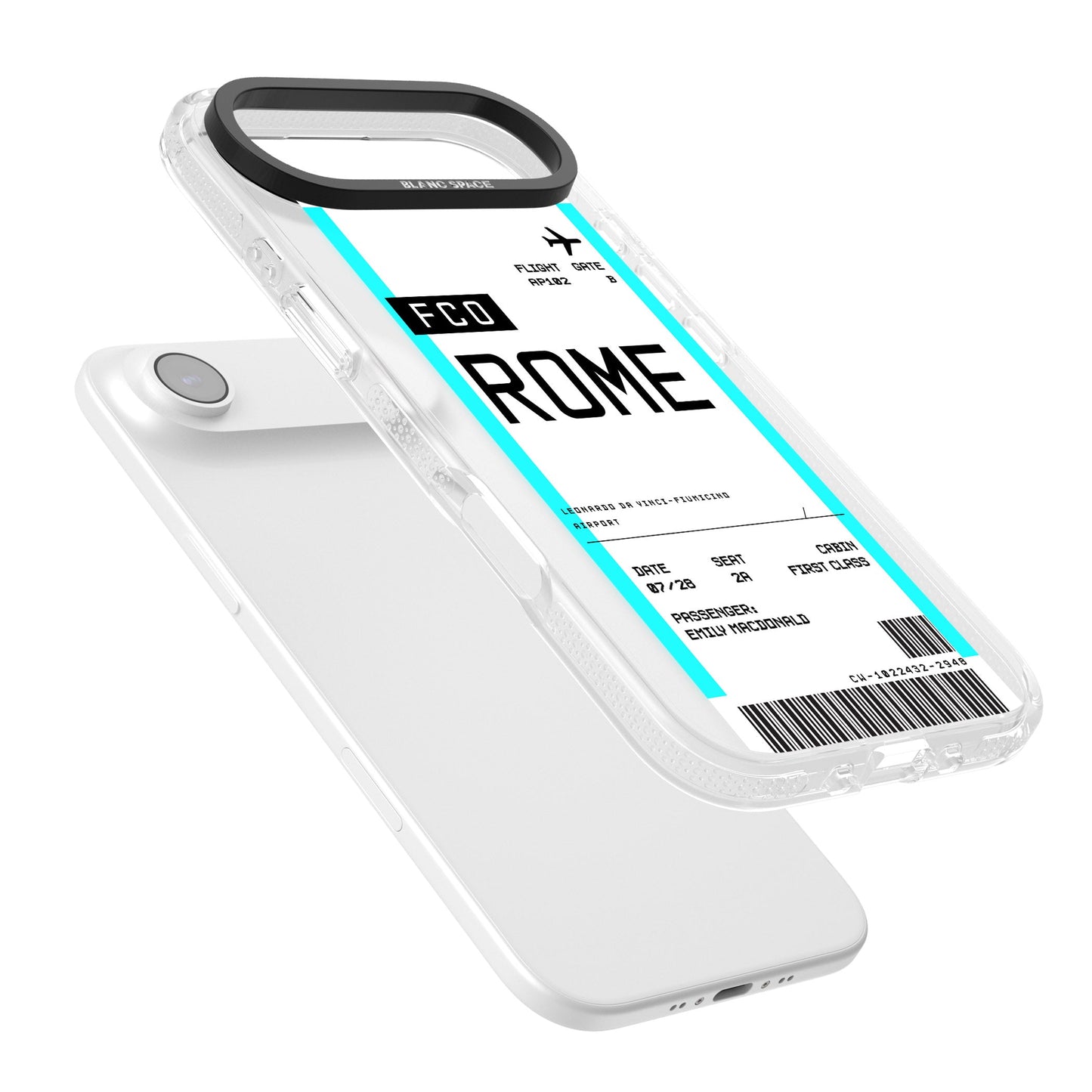 Personalised Rome Boarding Pass