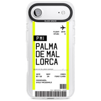 Carte d'embarquement personnalisée pour Palma de Majorque