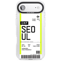 Personalised Seoul Boarding Pass