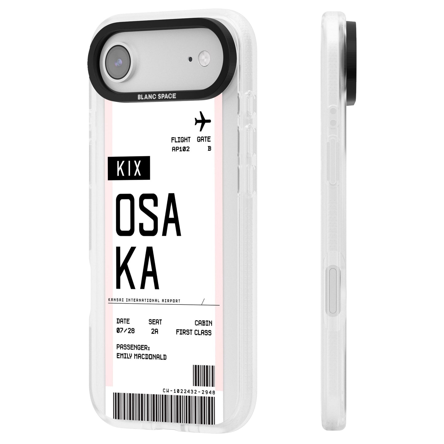 Personalised Osaka Boarding Pass