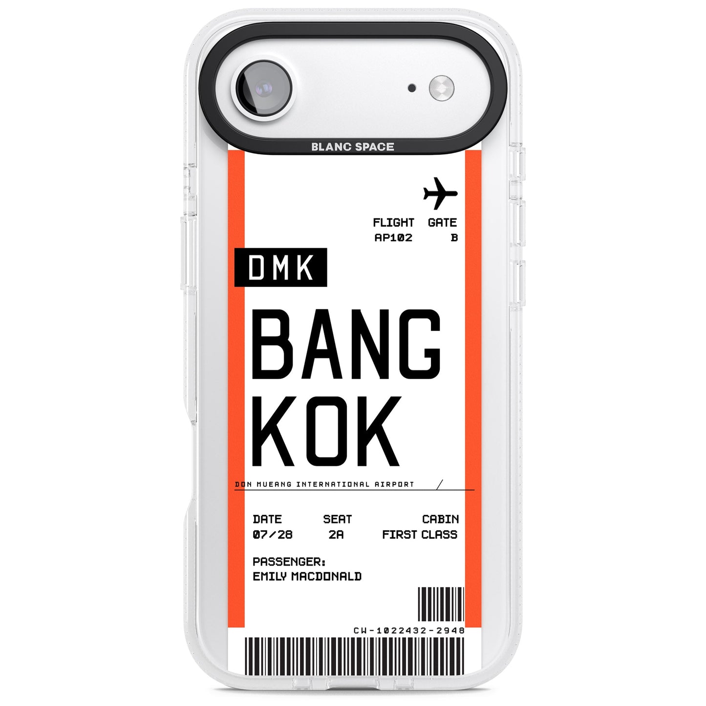 Personalised Bangkok Boarding Pass