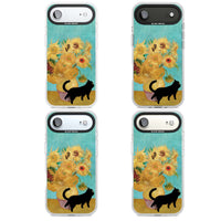 Cat with Van Gogh's Sunflowers