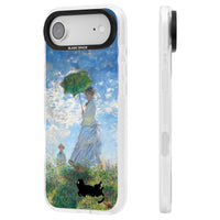 Cat with Monet's Parasol Lady