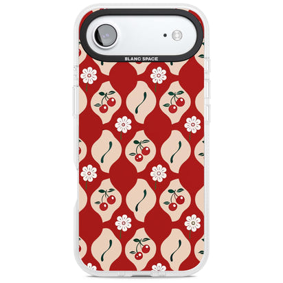 Vintage Cherry Diamond Pattern