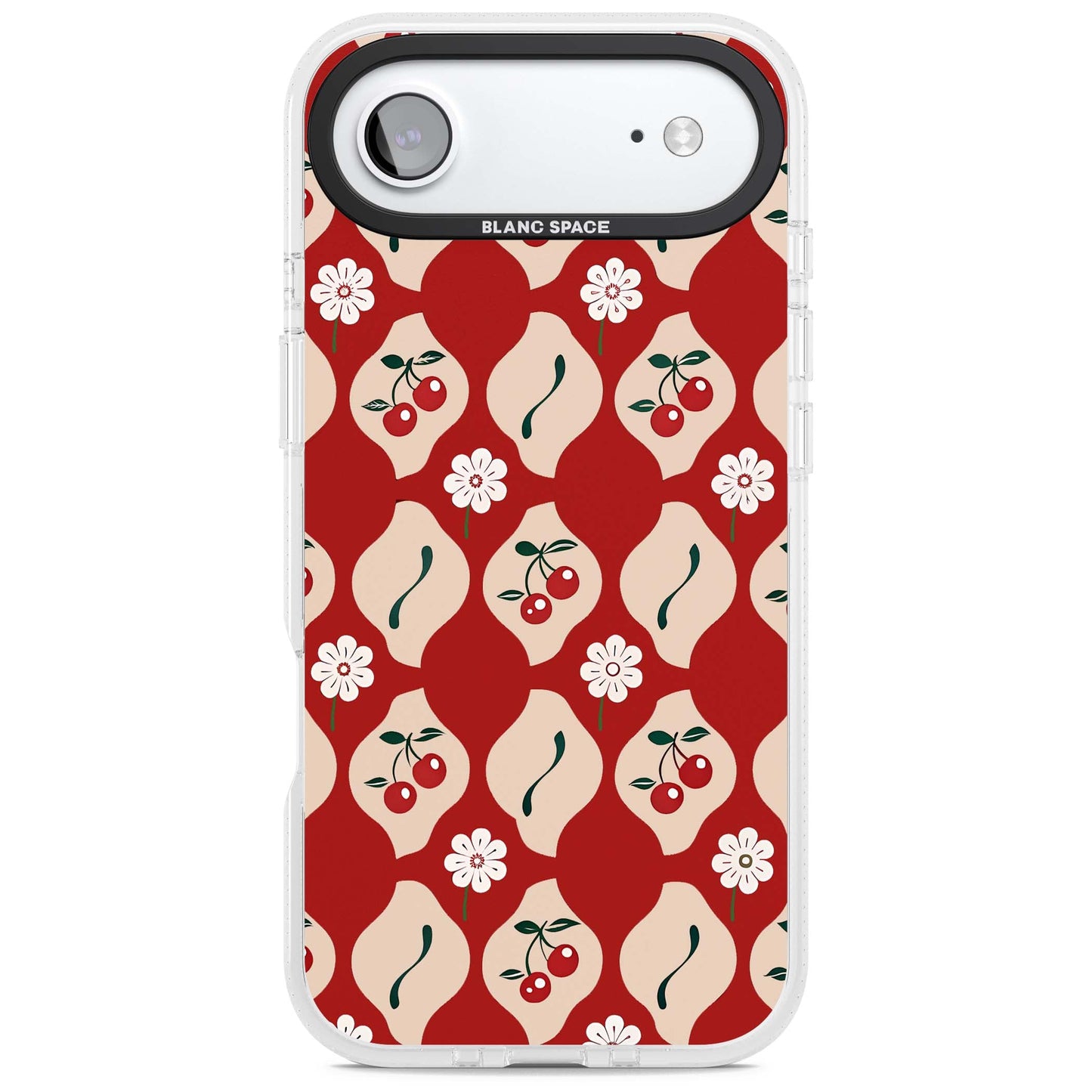 Vintage Cherry Diamond Pattern