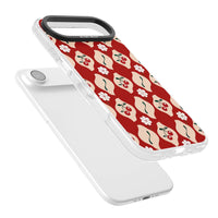 Vintage Cherry Diamond Pattern