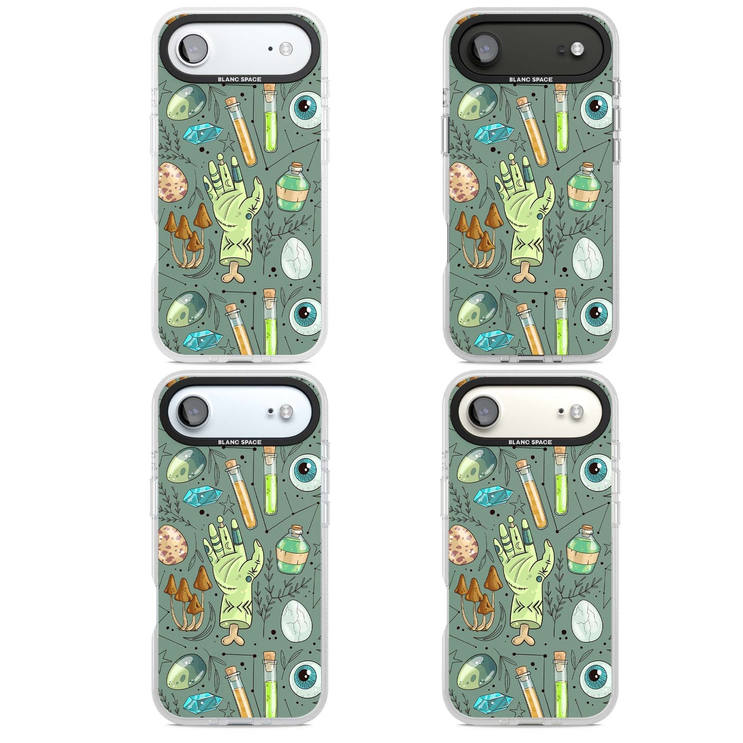 Motif expérimental de dessin animé pour Halloween