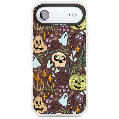 Goblincore Cartoon Halloween Pattern