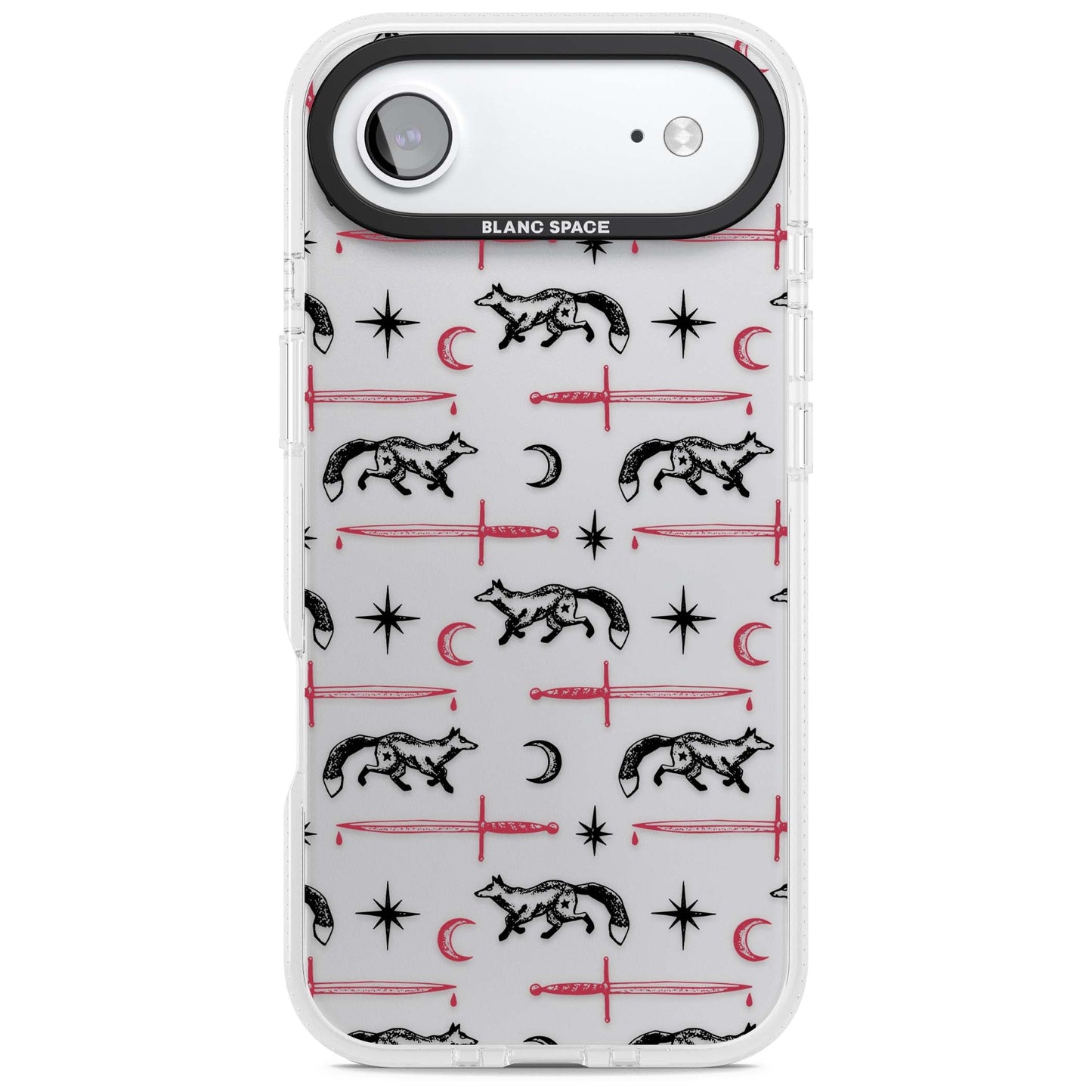 Motif renard et lame