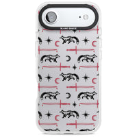 Motif renard et lame