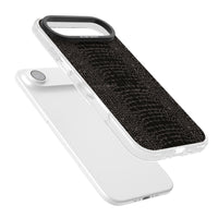 Dark Animal Print Snake Skin