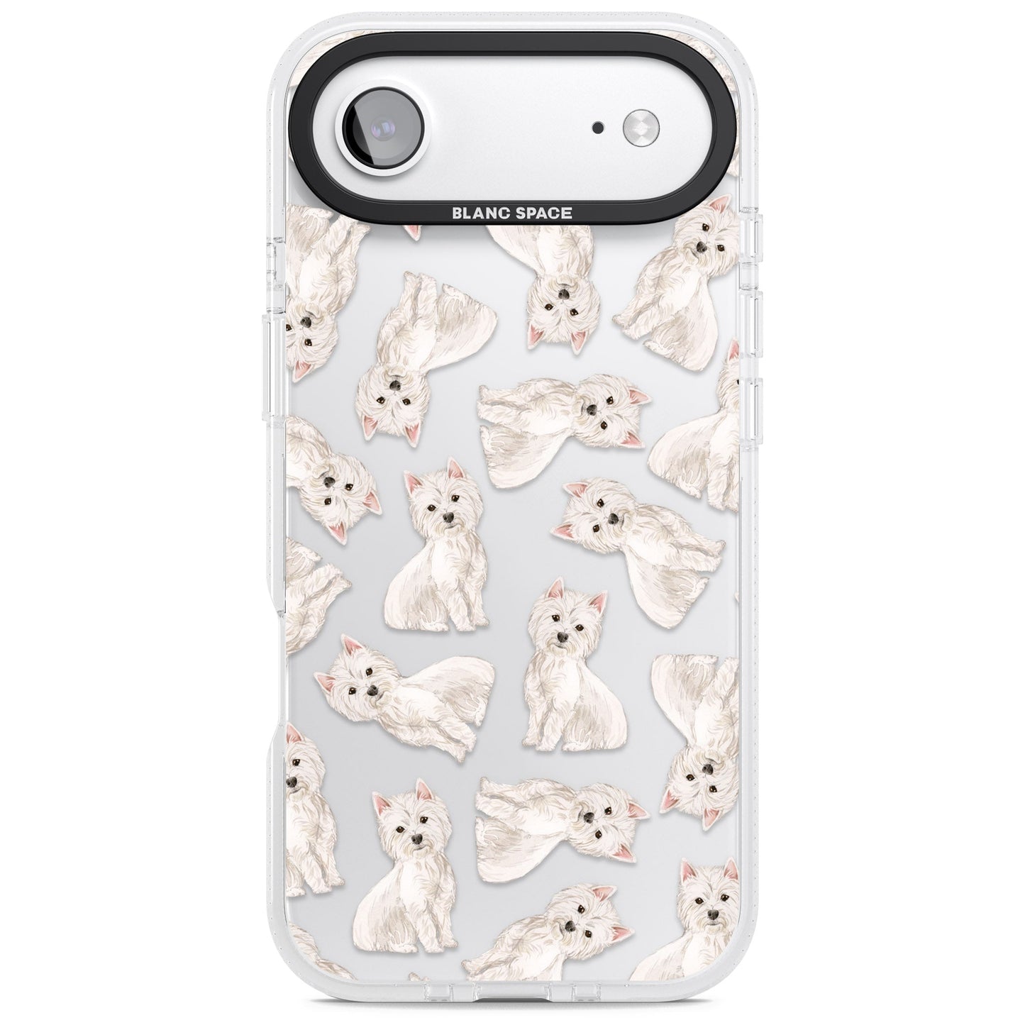 Motif de chien Westie