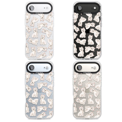 Motif de chien Westie