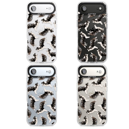 Border Collie Pattern Watercolour