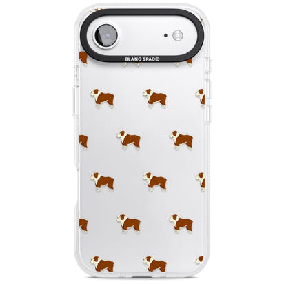 Motif bouledogue clair