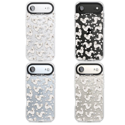 Pudel-Aquarellmuster