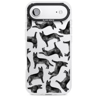 German Shepherd Pattern Black