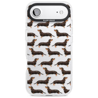 Dachshund Pattern Black Tan
