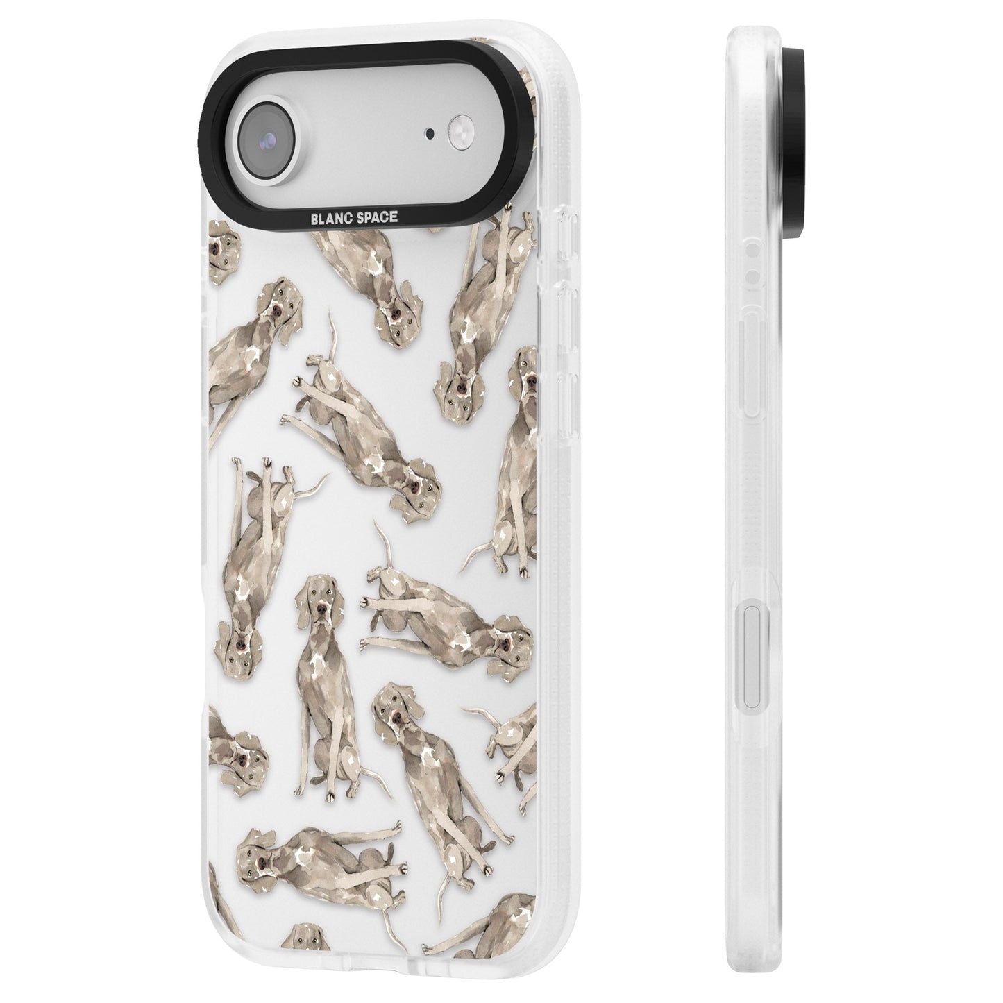 Weimaraner Watercolor Dog