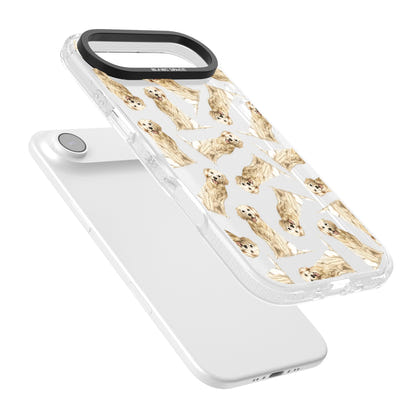 Motif aquarelle de Golden Retriever