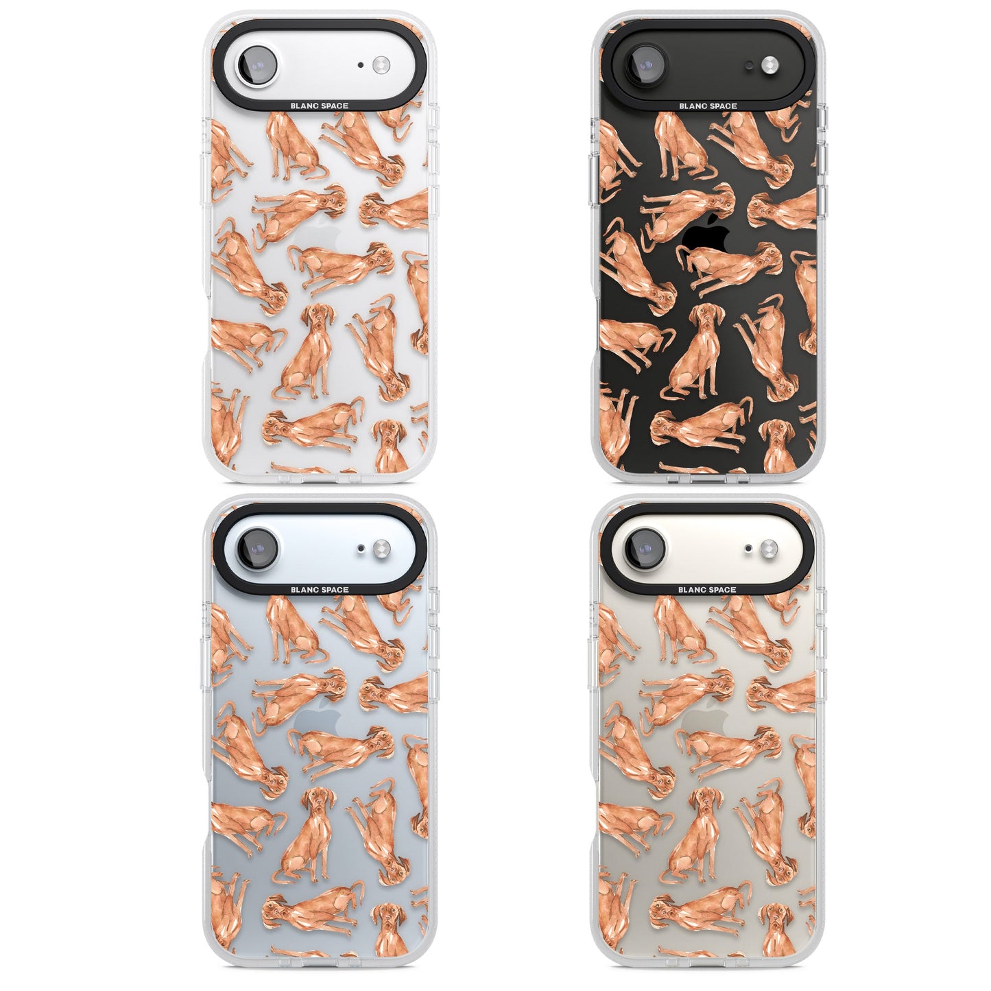 Hungarian Vizsla Watercolor Pattern