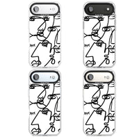 Art abstrait en noir et blanc