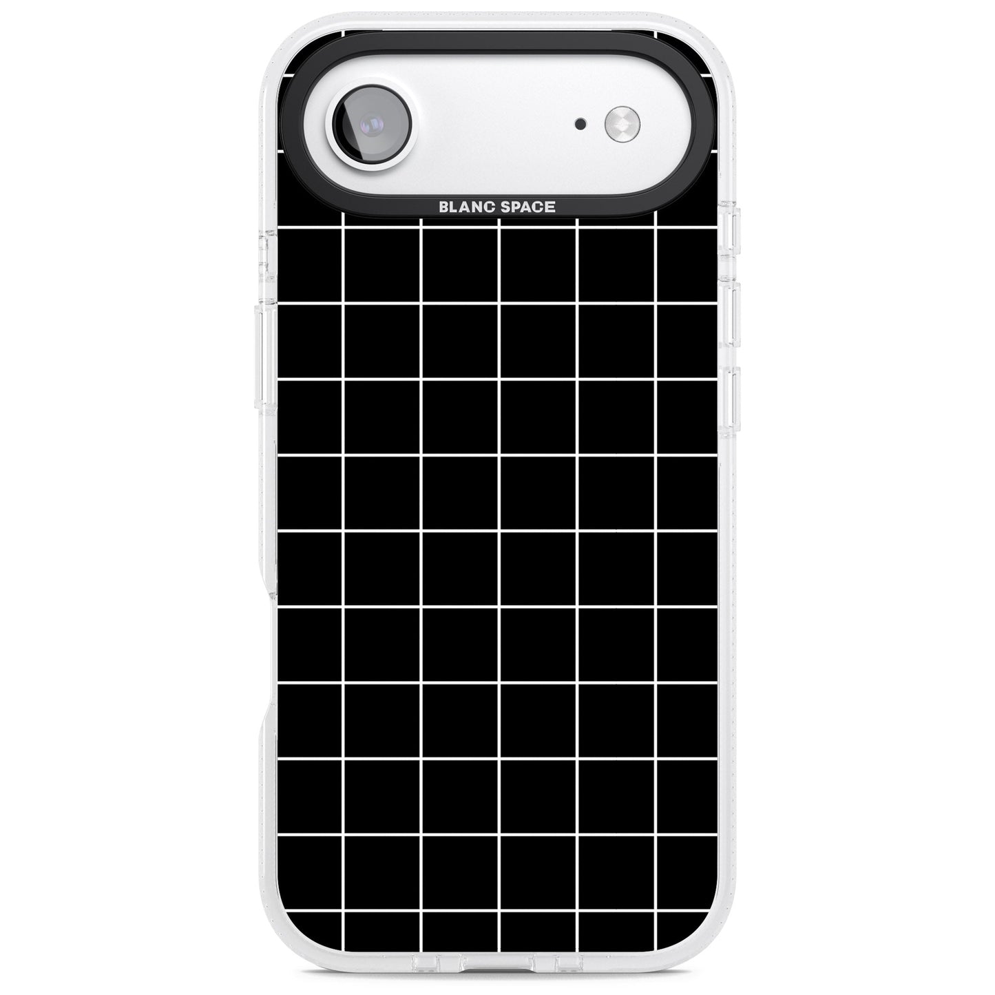 Minimalist Grid Pattern Black