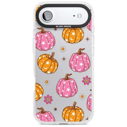 Motif de citrouilles Fleurs et Étoiles