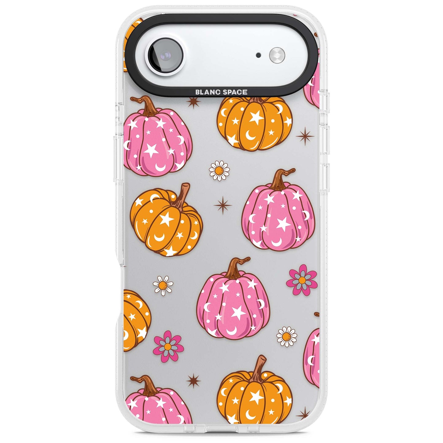 Motif de citrouilles Fleurs et Étoiles