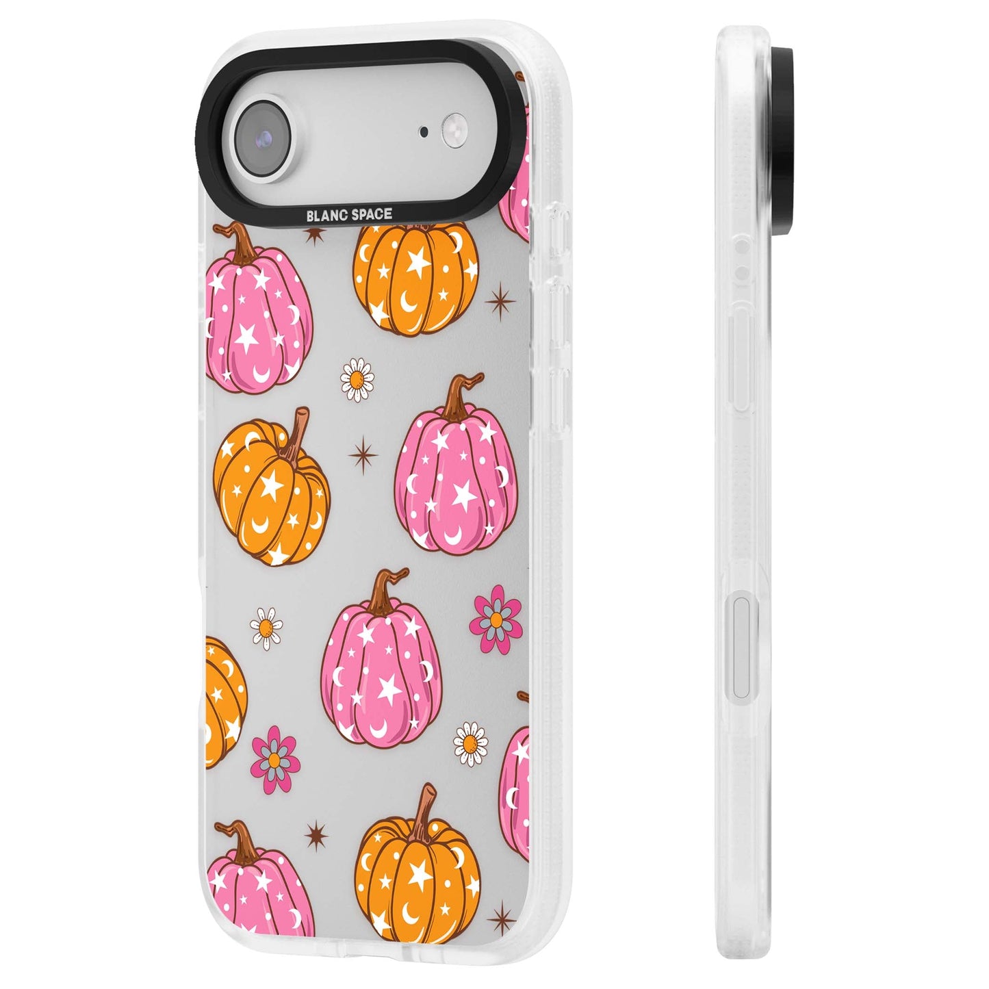 Motif de citrouilles Fleurs et Étoiles