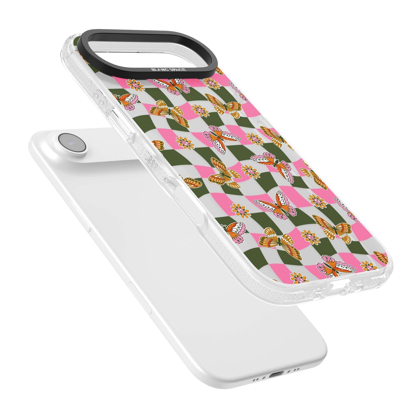 Wavy Butterfly Checked Pattern