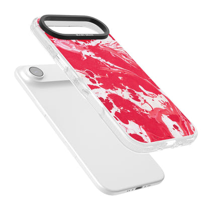 Red & White Marbled