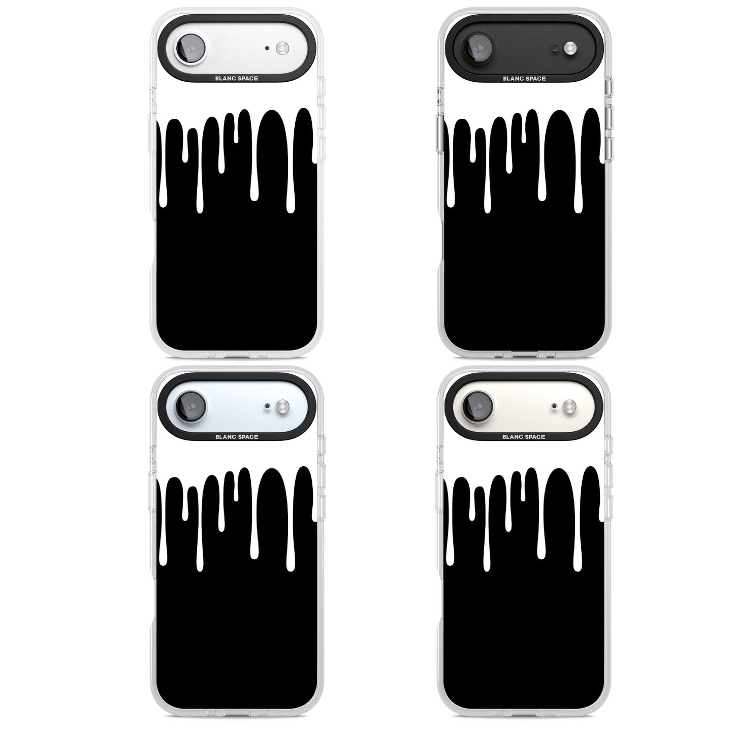 Melted Effect: White & Black