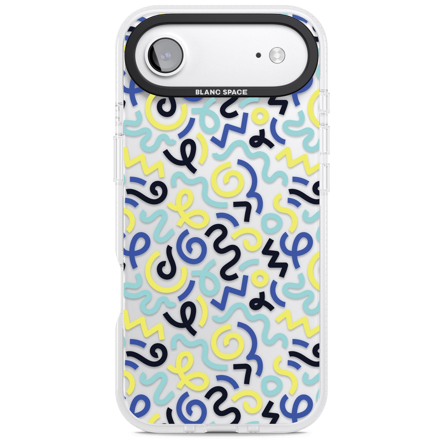 Blue & Yellow Memphis Retro