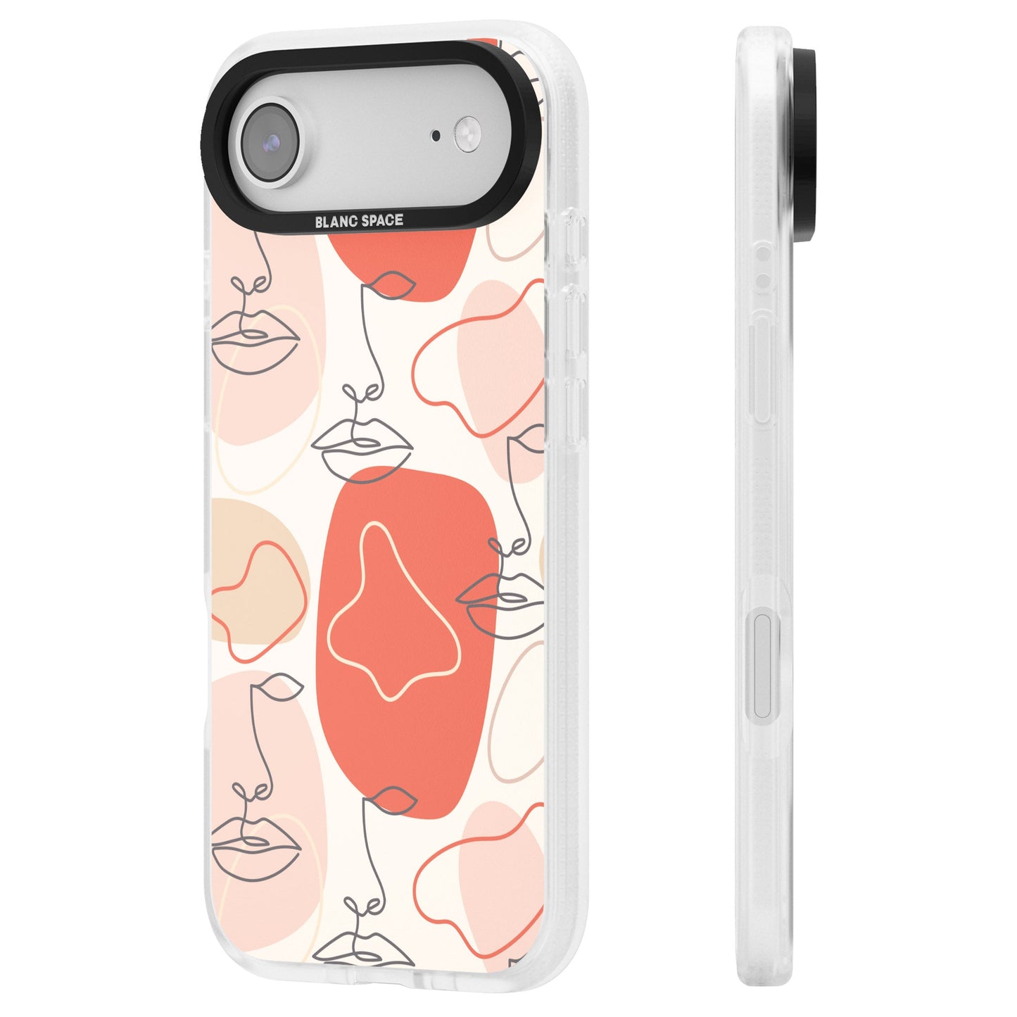 Abstract Face Line Art