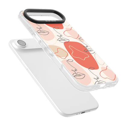 Abstract Face Line Art