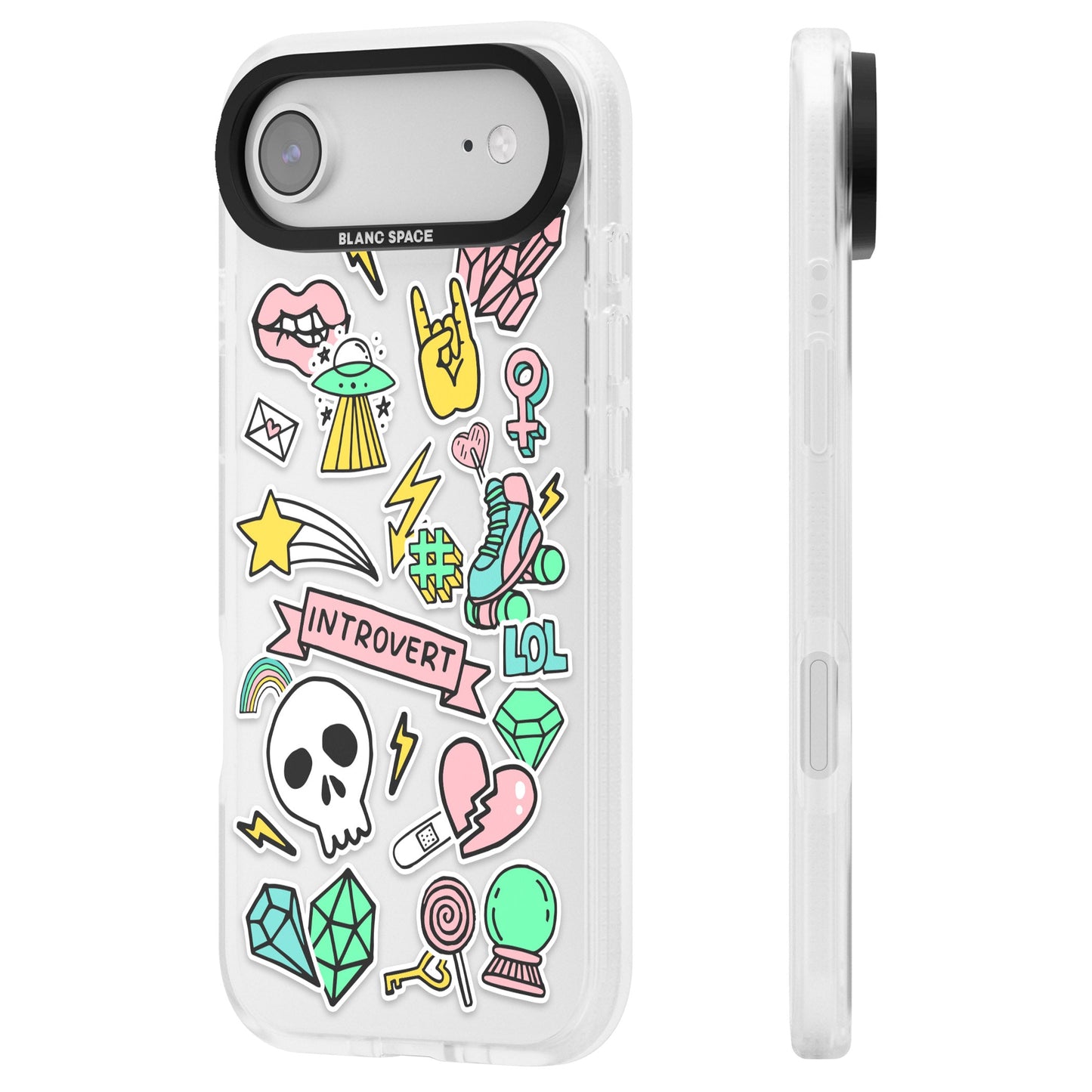 Autocollant introverti