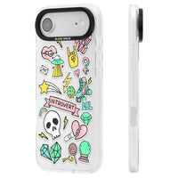 Autocollant introverti