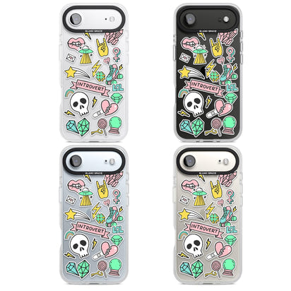 Autocollant introverti