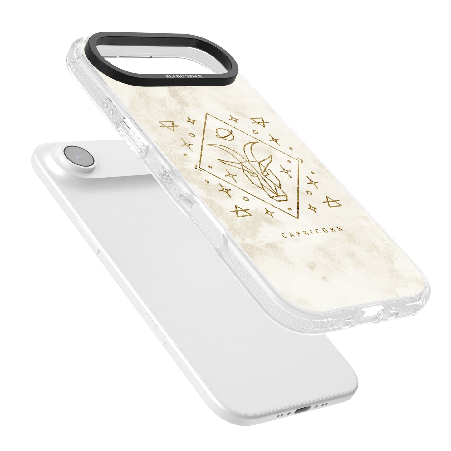 Motif du zodiaque Capricorne en or