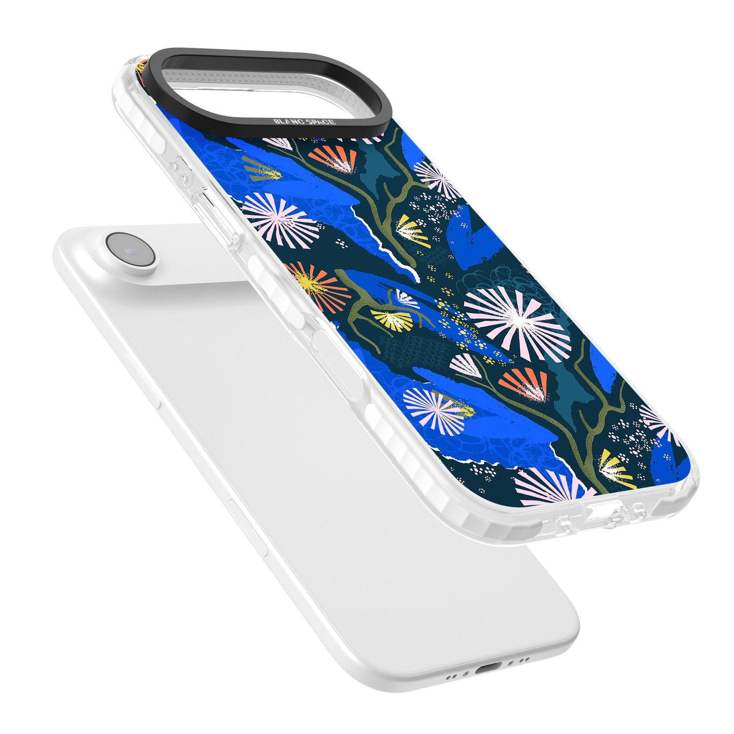 Dark Botanicals Abstract Pattern