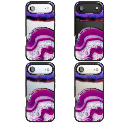 Tranche de cristal d'améthyste