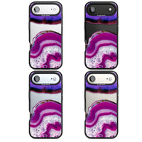 Tranche de cristal d'améthyste