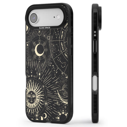 Soleil cosmique et symboles du zodiaque