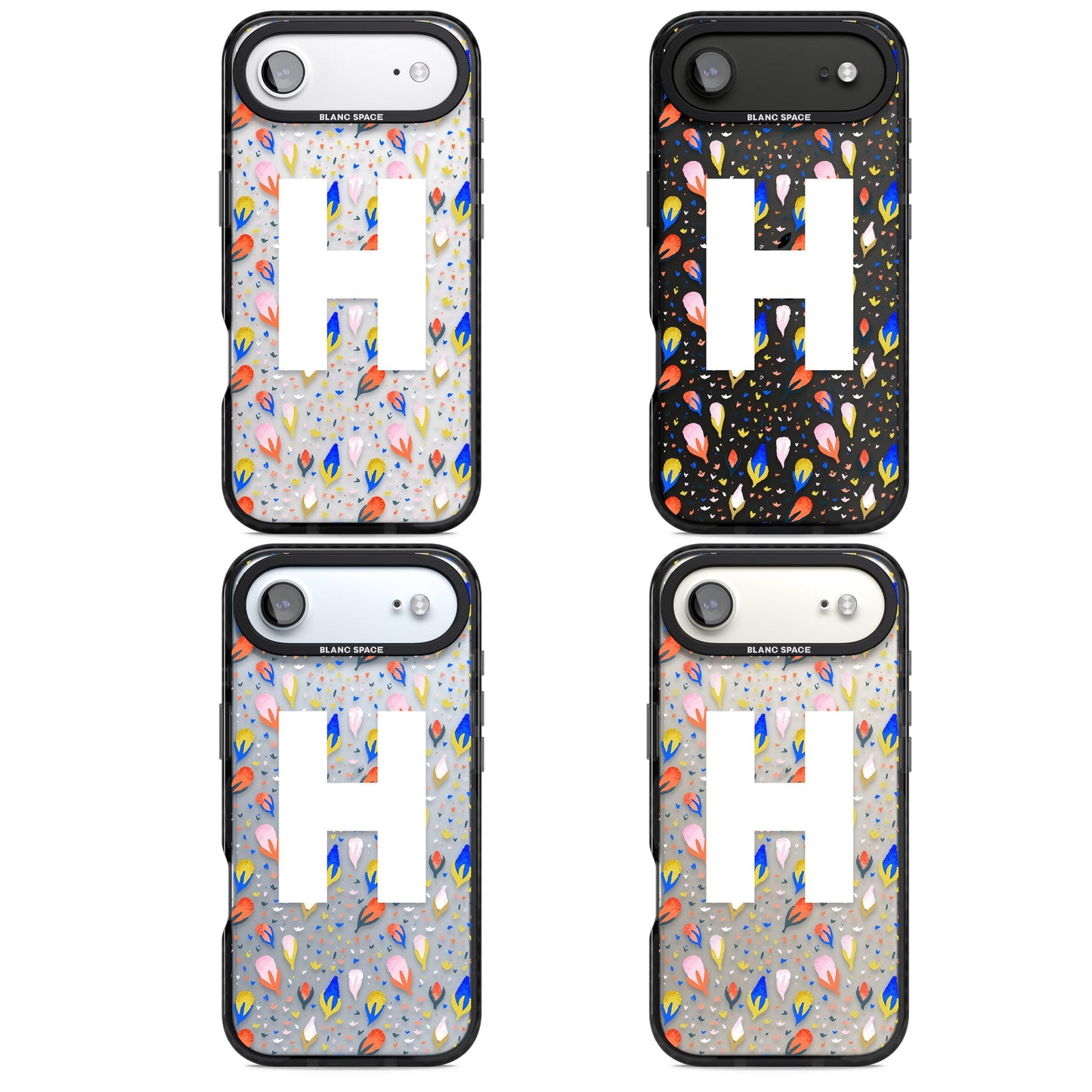 Personalised Abstract Floral Initial