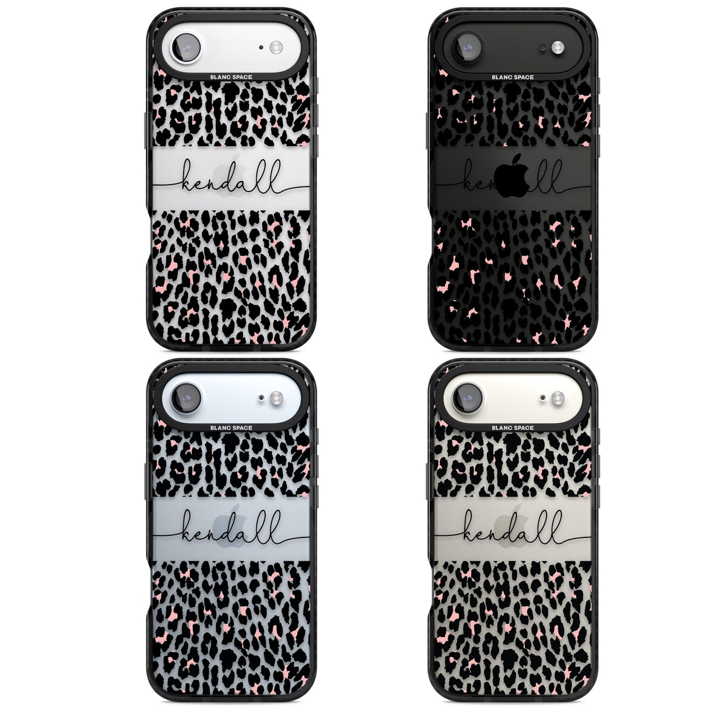 Personalised Cursive Leopard Spots