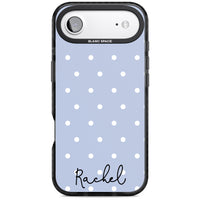 Personalised Simple Light Blue Dots