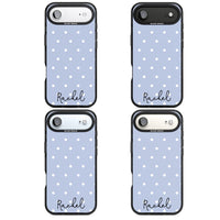 Personalised Simple Light Blue Dots