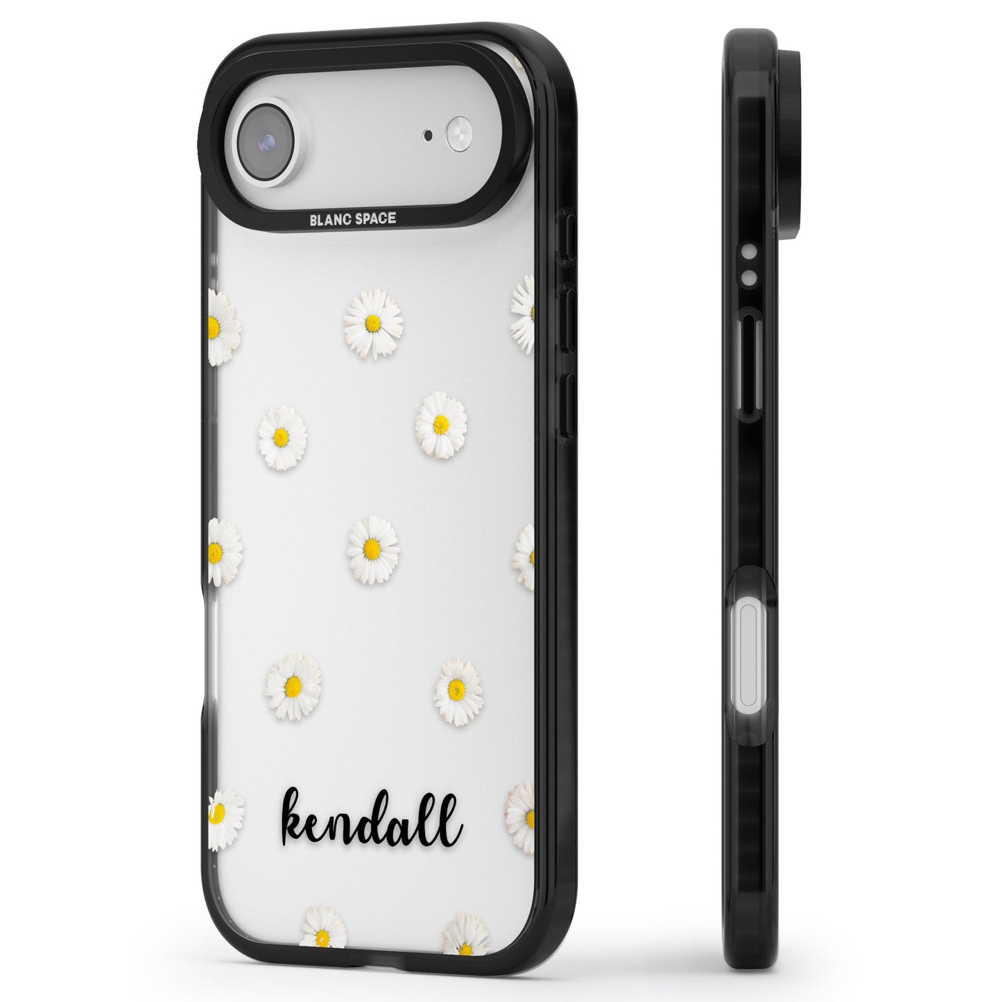 Personalised White Daisies & Cursive