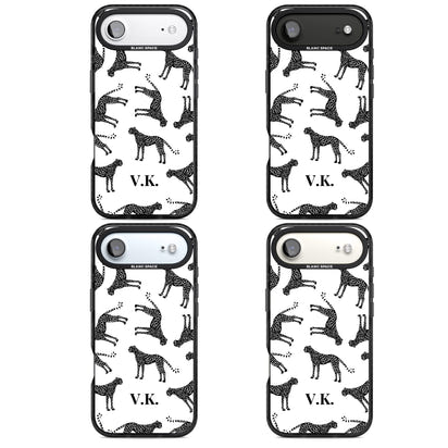 Personalised Black & White Cheetah Pattern